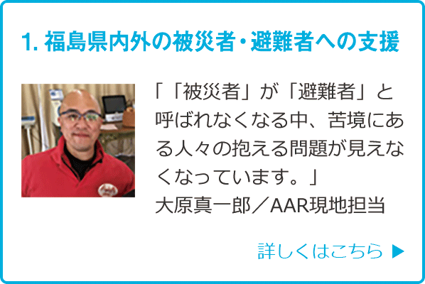 1. 福島県内外の被災者・避難者への支援