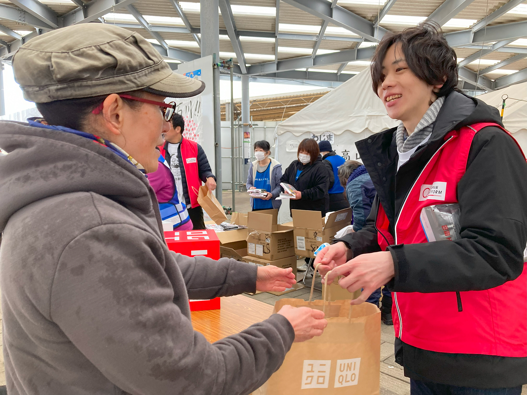 会場となった「いくのパーク」小学校の跡地を活用している ©JPF